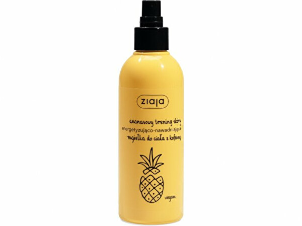 Telová hmla s kofeínom Pineapple Skin Care ( Body Mist) 200 ml