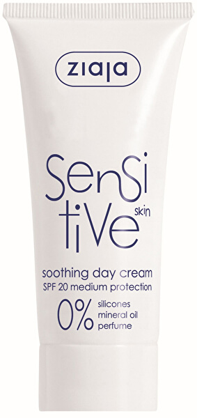 Zklidňující denní krém SPF 20 Sensitive 50 ml