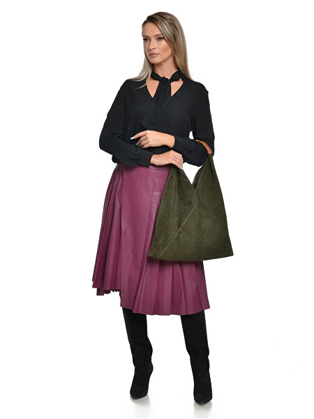 Dámská kožená kabelka