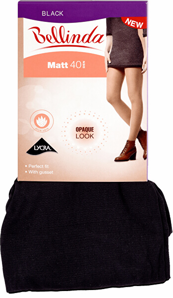 Dámské punčochové kalhoty Matt 40 DEN Black
