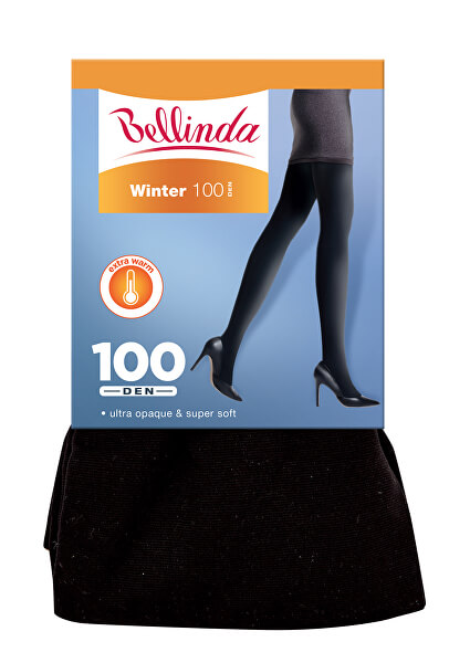 Dámske pančuchové nohavice Black Winter 100
