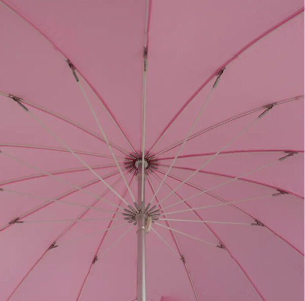 Dámsky palicový dáždnik Heart Shaped Pink