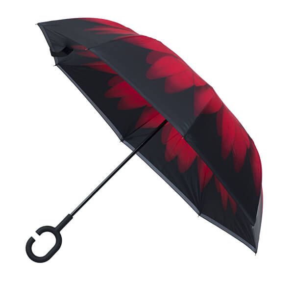 Dámský holový deštník Inside Out Red Daisy Umbrella