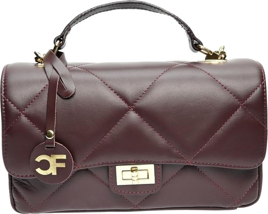 Dámská kožená crossbody kabelka