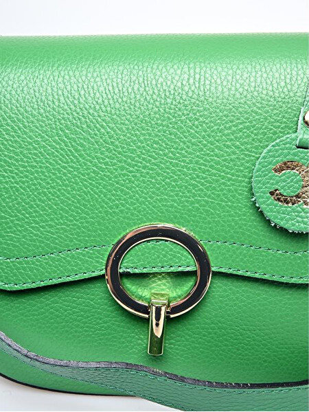 Dámská kožená crossbody kabelka