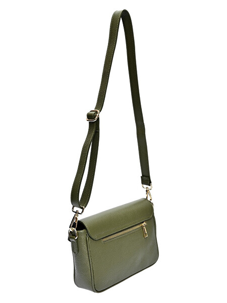 Dámská kožená crossbody kabelka