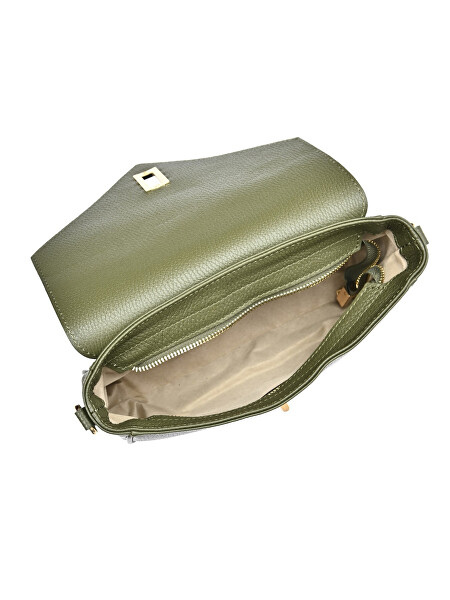 Dámská kožená crossbody kabelka