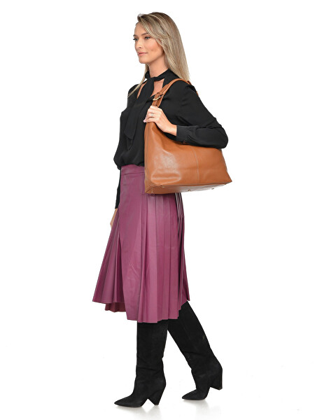 Dámská kožená kabelka