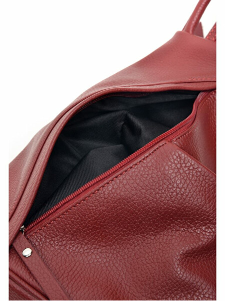 Dámský kožený batoh CF1625 Rosso