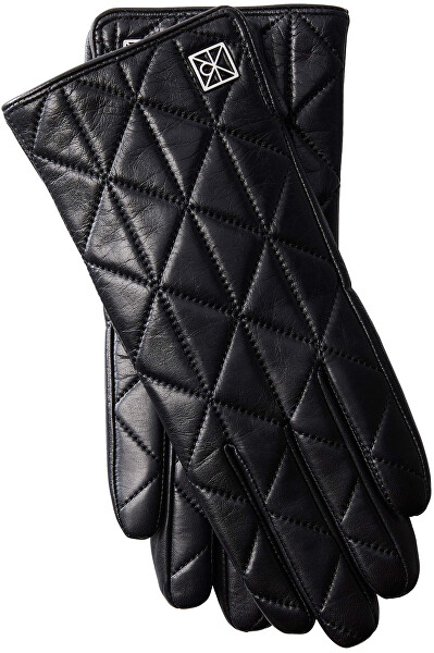 Női bőrkesztyű Emblem Quilted LV04F8124GUB1