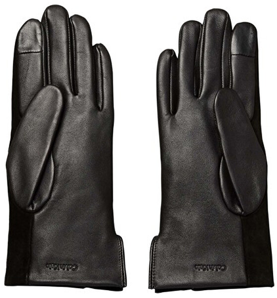Dámské kožené rukavice Metal Ck Suede LV04F9006GUB1