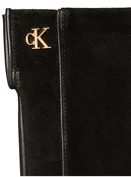 Dámské kožené rukavice Metal Ck Suede LV04F9006GUB1