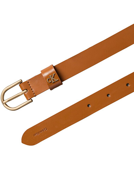 Női bőr öv Rounded Buckle LV04F7107GYX2