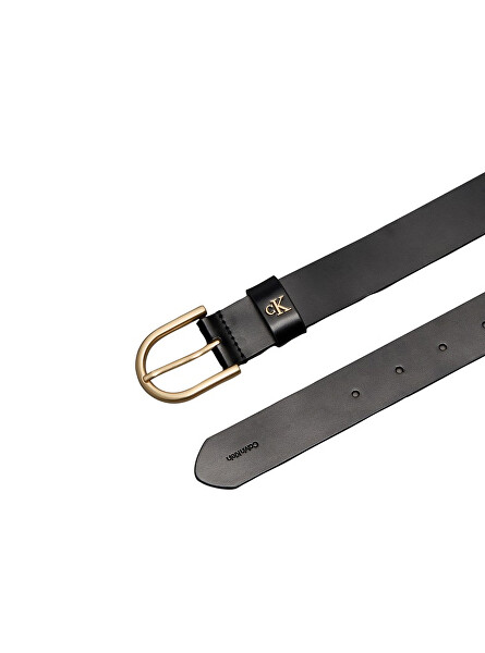 Női bőr öv Rounded Buckle LV04F7145GYIH