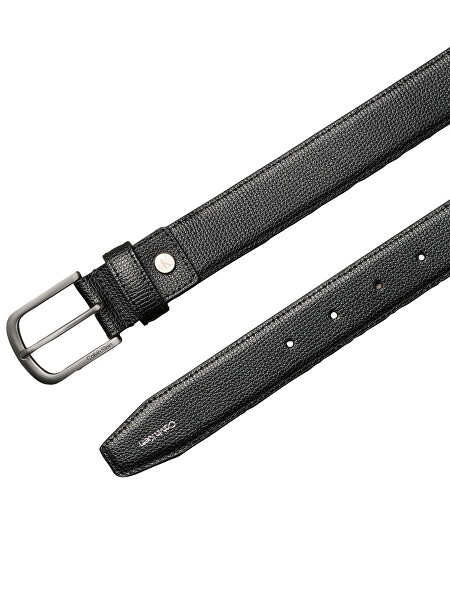 Pánská kožená sada - dokladovka a opasek Foil Emboss LV04D0020GUB1