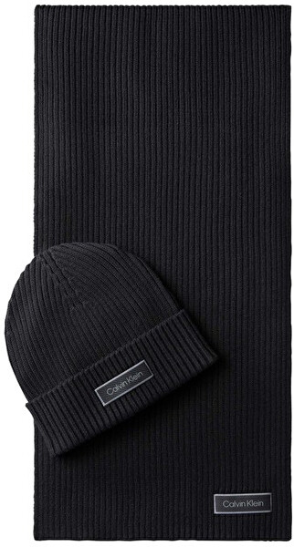 Pánsky zimný set - čiapka a šál Chunky LV04D0011GUB1