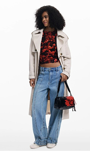 Dámská crossbody kabelka Flowerina Naron Medi
