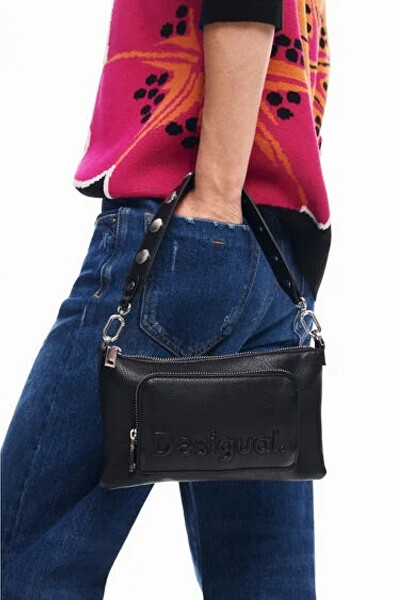 Crossbody-Damenhandtasche Half Logo