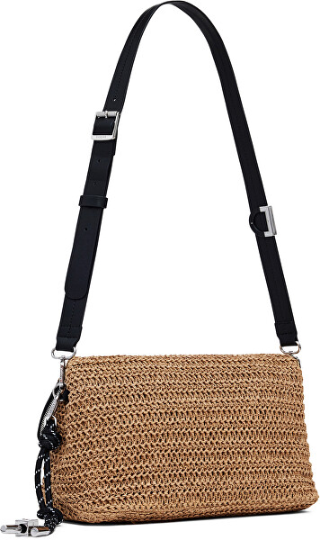 Dámská crossbody kabelka Half Logo Raffia Ha Ve