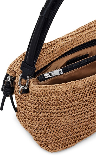 Dámská crossbody kabelka Half Logo Raffia Ha Ve