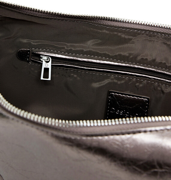 Dámská crossbody kabelka Half Logo Zante Dark Silver Banana Bag
