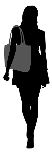 Damenhandtasche Bag Half Logo