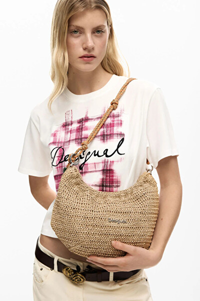 Női táska Half Logo Raffia Wa Banana Bag 26SAXO011014