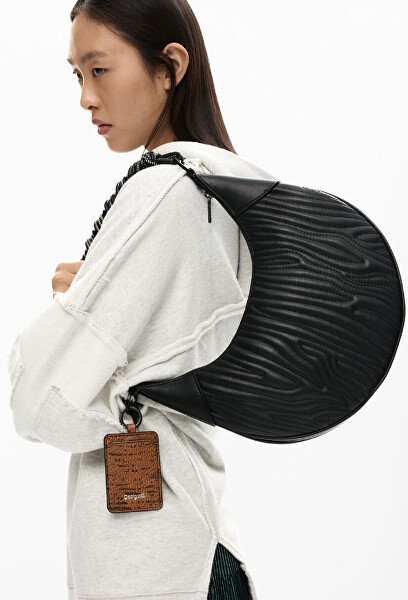Dámska kabelka Helium Calgary Black Banana Bag 2 v 1 26SAXPBC2000
