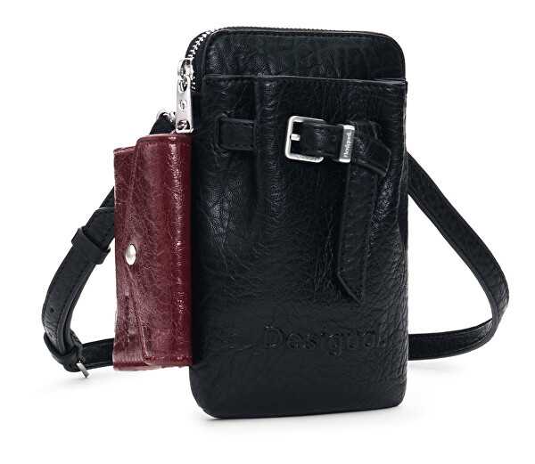Dámská peněženka Half Logo Alma Black 2 v 1 26WAYP132000