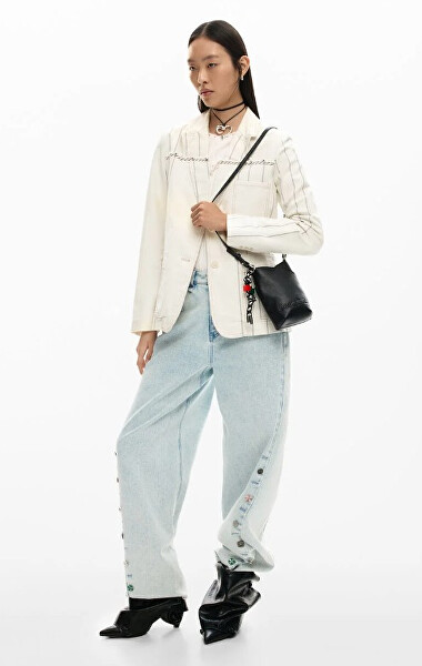 Dámská crossbody kabelka Half Logo Helene Bla 26SAYP092000