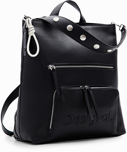 Damenrucksack Half Logo Preto