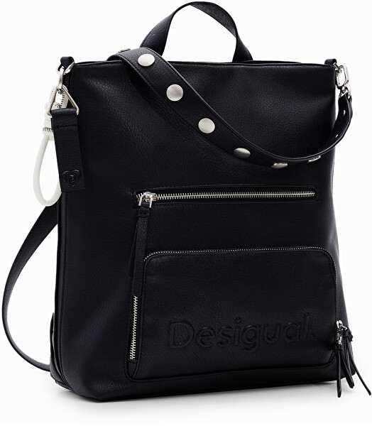 Damenrucksack Half Logo Preto