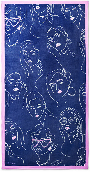 Foulard da donna Face It Rectangle