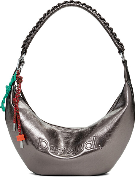 Dámská crossbody kabelka Half Logo Zante Dark Silver Banana Bag