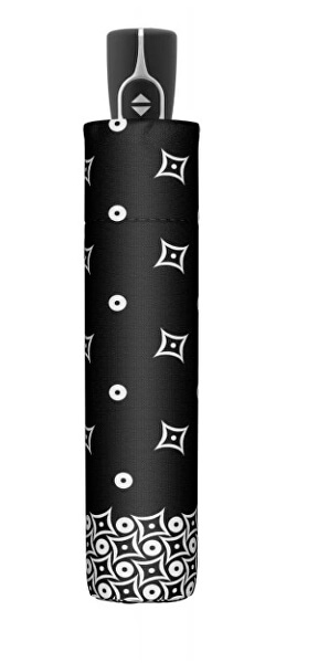 Dámský skládací deštník Black&white