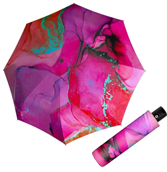 Umbrelă pliabilă pentru femei Carbonsteel Magic marble