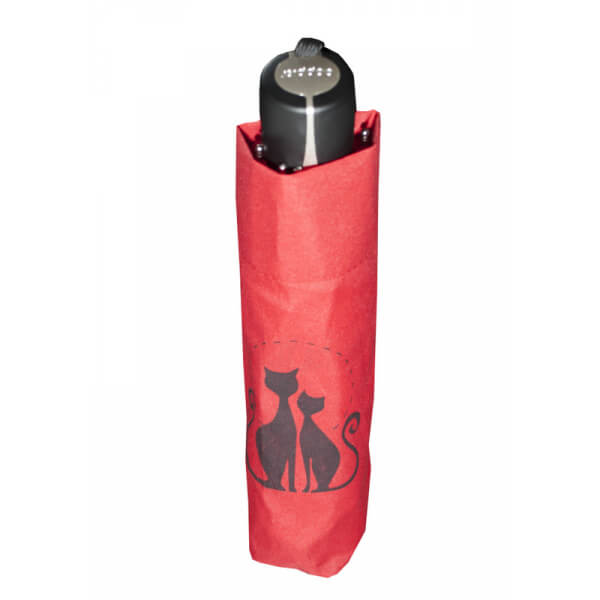 Umbrelă mecanică pliabilă pentru femei Mini Fiber Dreaming Cats