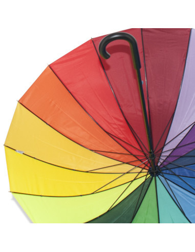 Holový deštník London Rainbow
