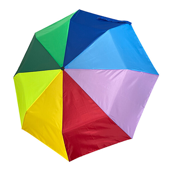 Umbrelă mecanică pliabilă pentru femei Rainbow