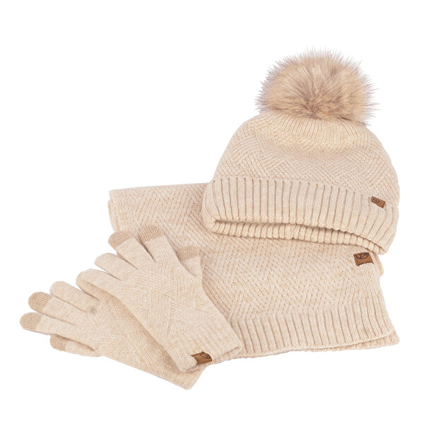 Dámská sada - čepice, šála a rukavice