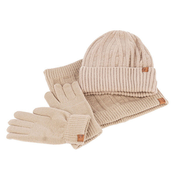 Dámská sada - čepice, tunel a rukavice