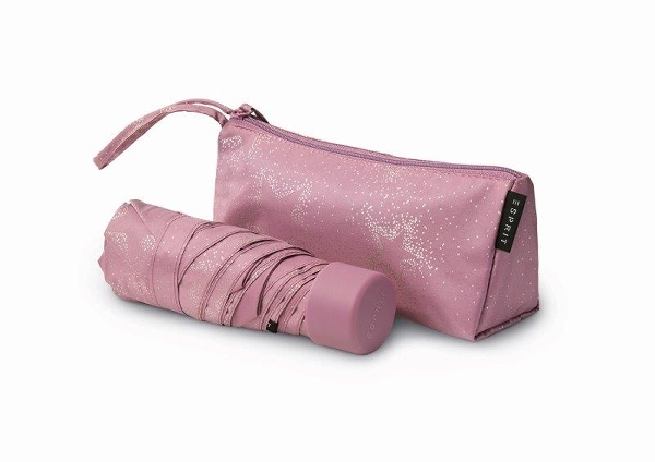 Dámsky skladací dáždnik Easymatic Light Star burst 58662 Dust y Orchid Metallic