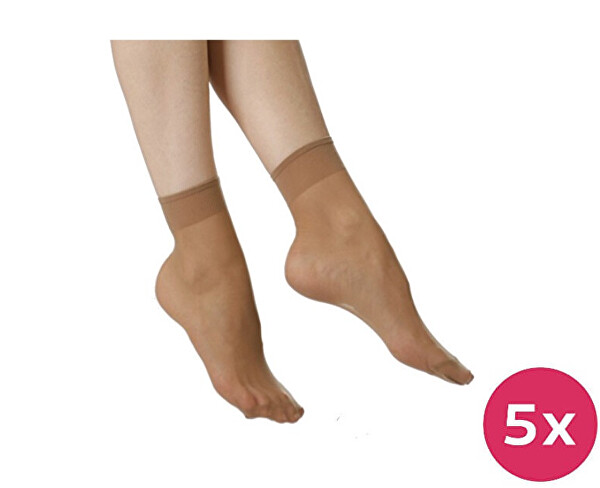 5 PACK - dámske ponožky