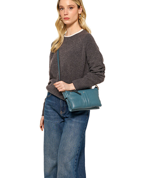 Dámska kožená crossbody kabelka D Claree D46ZCA-00046-C4033