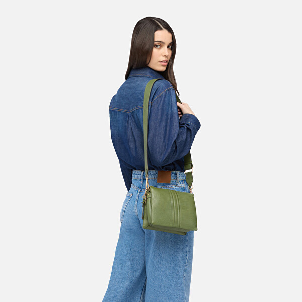 Dámská kožená crossbody kabelka D Clarissy