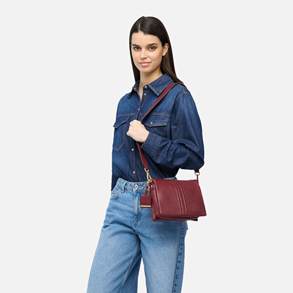 Dámská kožená crossbody kabelka D Clarissy