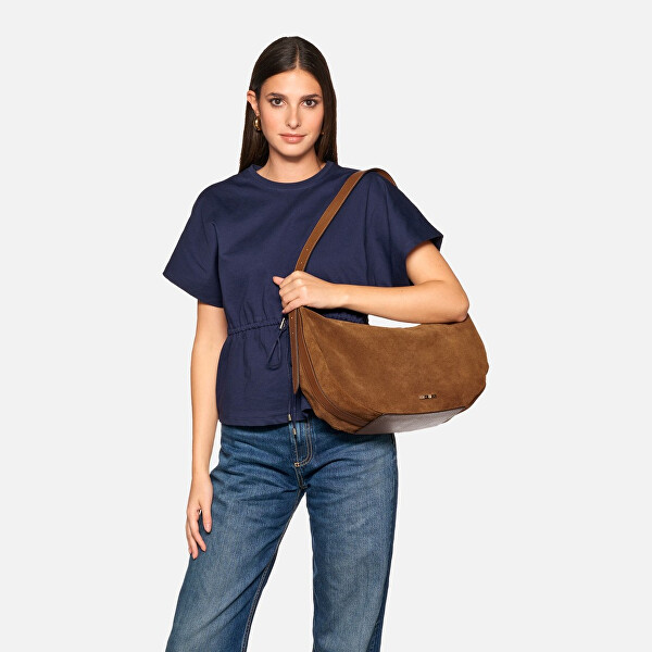Dámská kožená kabelka D Pluette Hobo D67J0A-02246-C6001