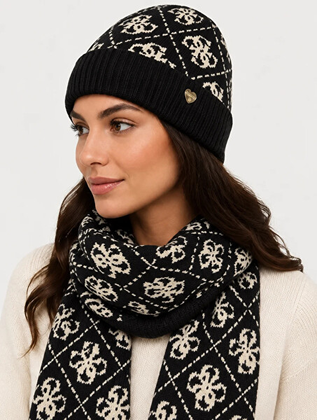 Dámský set - čepice a šála Beanie GFBOXWP6401-BTU