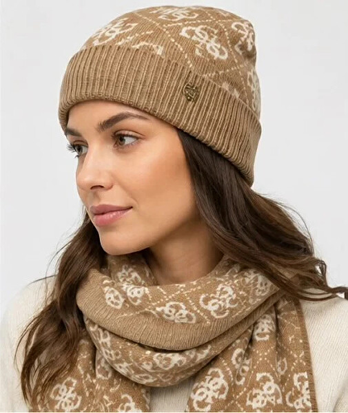 Dámský set - čepice a šála Beanie GFBOXWP6401-LOU