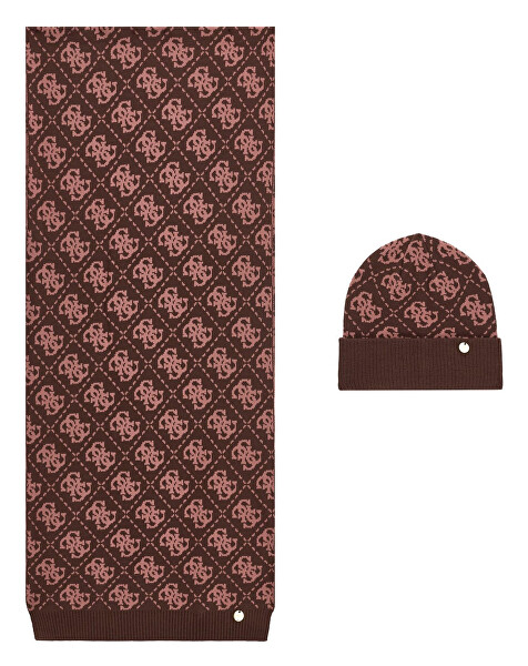 Dámský set - čepice a šála Beanie GFBOXWP6401-BWL